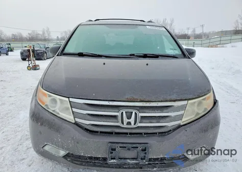 2013 Honda Odyssey Touring из США, поврежденный, VIN 5FNRL5H91DB028654
